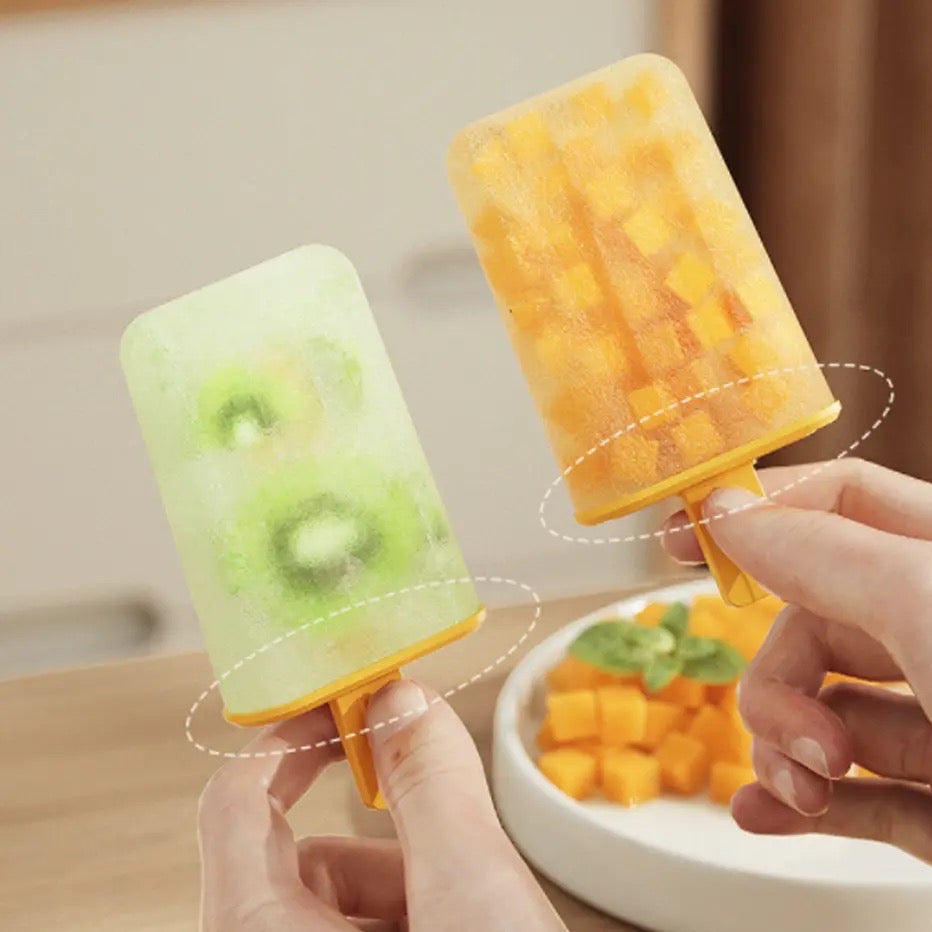 8 Grid Ice Popsicle Molds, Silicone Ice Cream Mold with Cover, Home Ice Cream Mold, Whiskey Cocktails Ice Cube Mold With Storage Box, Easy Release Popsicle Mold 8 Grid Ice Popsicle Molds, Silicone Ice Cream Mold with Cover, Home Ice Cream Mold, Whiskey Cocktails Ice Cube Mold With Storage Box, Easy Release Popsicle Mold